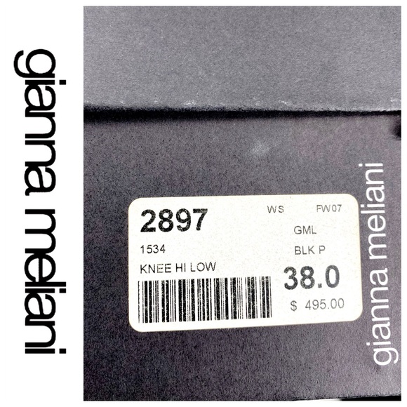 💕SALE💕 Gianna Meliani Black Patent Boots - Picture 5 of 8